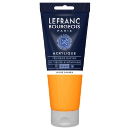 [300440] Lefranc &amp; Bourgeois fine acrylic color 200ML tube SAHARA YELLOW