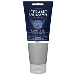 [300447] Lefranc &amp; Bourgeois fine acrylic color 200ML tube SILVER