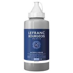[300448] Lefranc &amp; Bourgeois fine acrylic color 750ML bottle SILVER