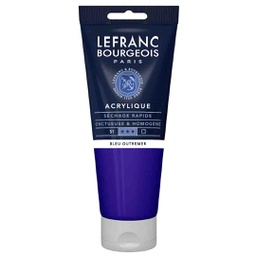 [300458] Lefranc &amp; Bourgeois fine acrylic color 200ML tube ULTRAMARINE