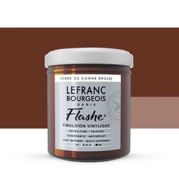 Lefranc &amp; Bourgeois flashe acrylic color 125ml JAR BURNT SIENNA