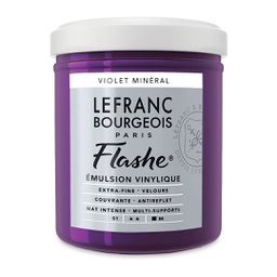 Lefranc &amp; Bourgeois flashe acrylic color 125ml JAR MINERAL VIOLET