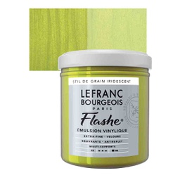 Lefranc &amp; Bourgeois flashe acrylic color 125ml JAR STIL DE GRAIN GREEN IRIDESCENT
