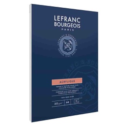 [300687] Lefranc &amp; Bourgeois acrylic paper pad 300G A4 15 sheet