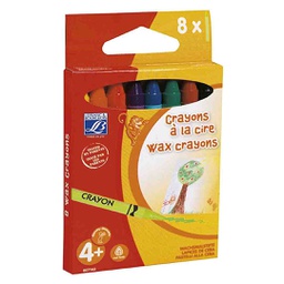 [807142] Lefranc &amp; Bourgeois education wax crayon  set of 8 JUMBO