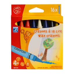 [6375] Lefranc &amp; Bourgeois education wax crayon  set of 16 JUMBO