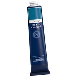 [810069] Lefranc &amp; Bourgeois fine oil color 150ML tube CERULEAN BLUE HUE