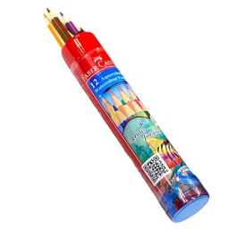 [115912] الوان فابر كاستيل خشبي مائي 12 لون FABER-CASTELL