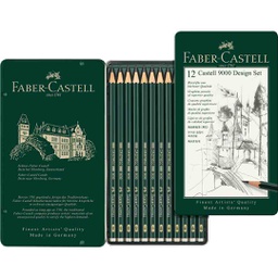 [119064] Faber Castell 9000 Pencil Design Set of 12‏