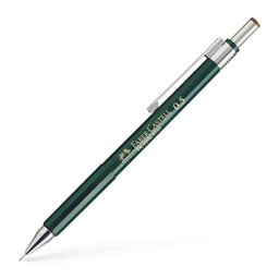 [136040] 136040 -0.5 قلم رصاص ضغاط فايبر كاستيل اخضر