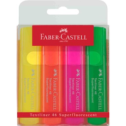 [154604] قلم تظهير فابر كاستيل كتابة 4 قلم  FABER-CASTELL