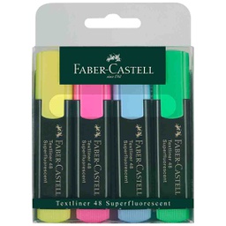 [154804] قلم تظهير فابر كاستيل كتابة 4 قلم  FABER-CASTELL