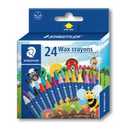 [st-2200-nc24] Staedtler 24 Noris Club Wax Crayons