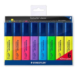 [364AWP8] قلم توضيح ستدلر 8 لون STAEDTLER
