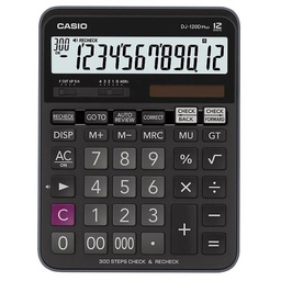 [DJ-120D PLUS] الة حاسبة كاسيو 12 خانة DJ-120D PLUS
