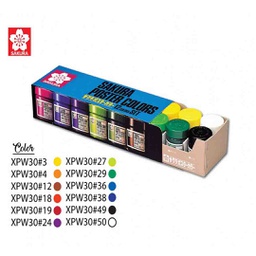 Sakura Poster Color Set 30ml 12 Color