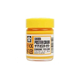 Sakura Gouache Poster Color 30ml chrome yellow