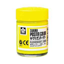 Sakura Gouache Poster Color 30ml FLUORESCENT LEMON