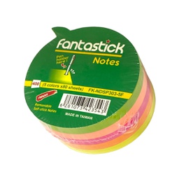 [FK-NDSP303-5F] ورق ملاحظات فنتاستك 5 لون 400 ورقة Fantastick