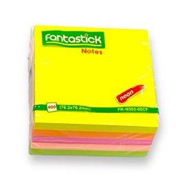 [FK-N303-05C] ورق ملاحظات فنتاستك 400ورقة 5 لون 3*3 Fantastick