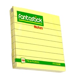 [10527] ورق ملاحظات 3*3 مسطر FANTASTICK