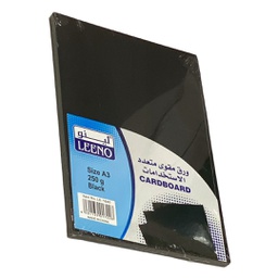 [LE-1640-A3] ورق مقوي لينو اسود 250 جرام  A3