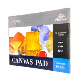 [S367025] Phoenix Canvas  pad 260gsm 10sheet 9X12IN