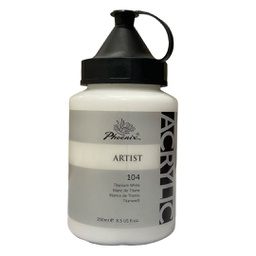 [PA250A]  Phoenix acrylic color white  250 ml