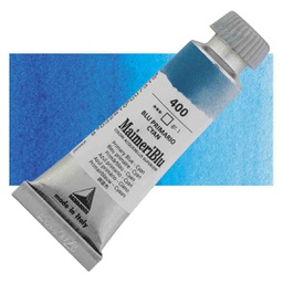[M1609400] Maimeri Blu Artist Watercolor - Primary Blue Cyan, 12 ml Tube
