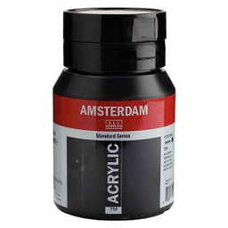 [17727352] الوان اكريلك عالية الجودة والتماسك ساطعة من شركة امستردام الهولندية 500 مل OXIDE BLACK