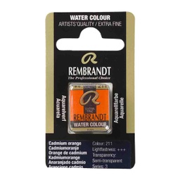 [05862111] Rembrandt water color   pan  CADM.ORANGE