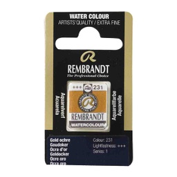 [05862311] Rembrandt water color   pan  GOLD OCHRE