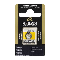 [05862421] Rembrandt water color   pan  AUREOLINE