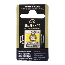 [05862541] Rembrandt water color   pan  PERM.LEMON YLW