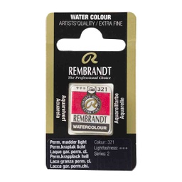 [05863211] Rembrandt water color   pan  PERM.MADDER LT