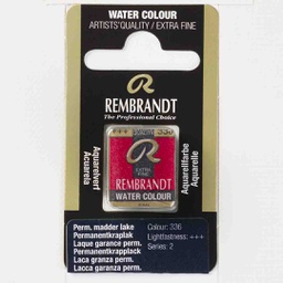 [05863361] Rembrandt water color   pan  PERM.MADDER LAKE