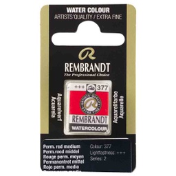 [05863771] Rembrandt water color   pan  PERM.RED MED