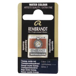 [05863781] Rembrandt water color   pan  TRANSP.OX.RED