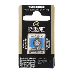 [05865351] Rembrandt water color   pan  BLUE PHALO