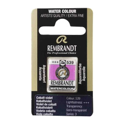 [05865391] Rembrandt water color   pan  COBALT VIOLET
