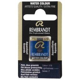 [05865761] Rembrandt water color   pan  BLUE GREENISH