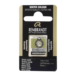 [05866291] Rembrandt water color   pan  GREEN EARTH