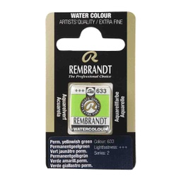 [05866331] Rembrandt water color   pan  PERM.YELLOWISH GRN