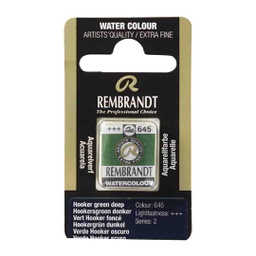 [05866451] Rembrandt water color   pan  HOOKER GRN DP