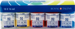 [8791612] Talens gouache  set PLASTIC 10X16ML