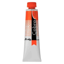 [25052660] الوان زيتية مائي من شركة كوبرا هولندية 40 مل قابل للخلط بالماء   Permanent Orange 266