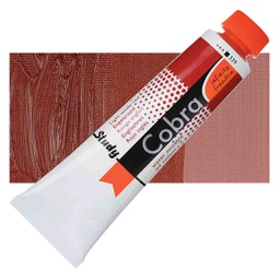[25053390] الوان زيتية مائي من شركة كوبرا هولندية 40 مل قابل للخلط بالماء   Light Oxide Red 339