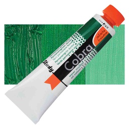 [25056190] الوان زيتية مائي من شركة كوبرا هولندية 40 مل قابل للخلط بالماء   Permanent Green Deep 619