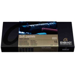 [31829931] Rembrandt soft pastels  set DARK COLOURS 15