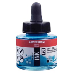 [17205170] Amsterdam acrylic color  INK 30ML KINGS BLUE